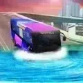 لعبة قيادة الحافلة على الامواج المائية